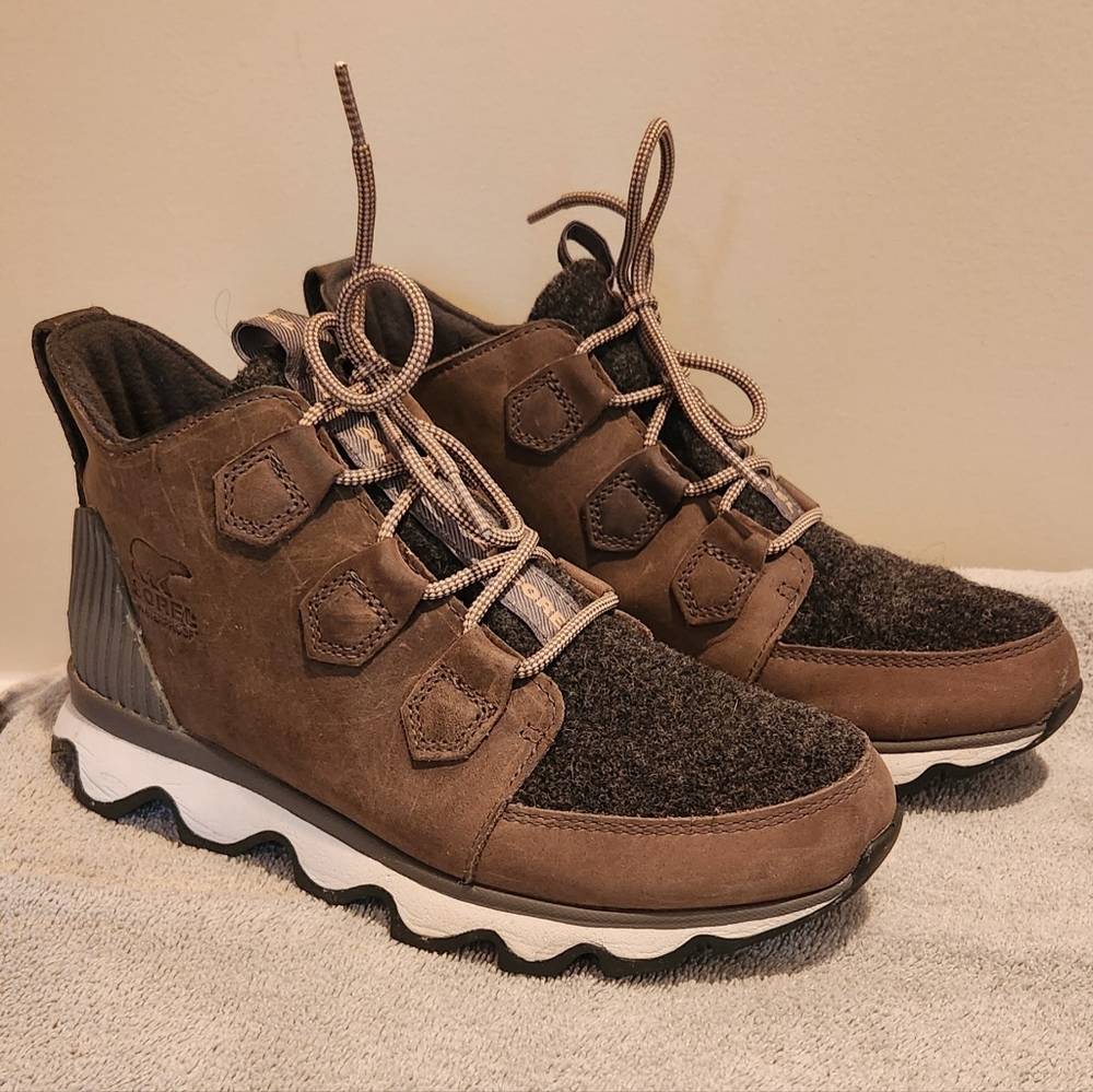 Sorel Kinetic Caribou Felt/Quarry 8.5